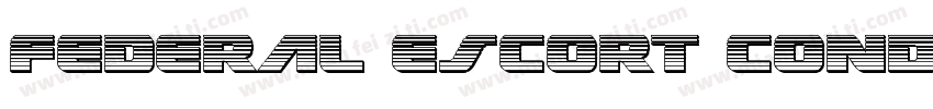 Federal Escort Conde字体转换